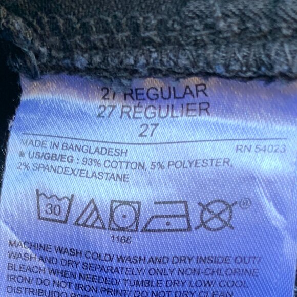 Gap 1969 High Rise Resolution Skinny Flare Jeans Sz27 - Picture 15 of 16